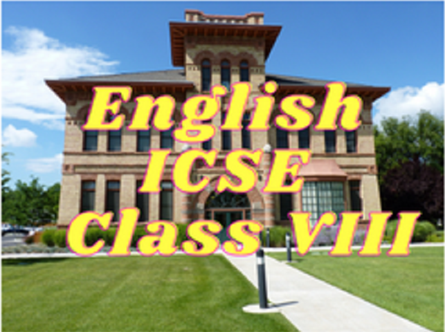 English (ICSE) - Class VIII